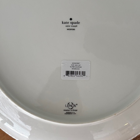 Kate Spade Wickford Lenox Chip & Dip Set - Picture 2 of 10